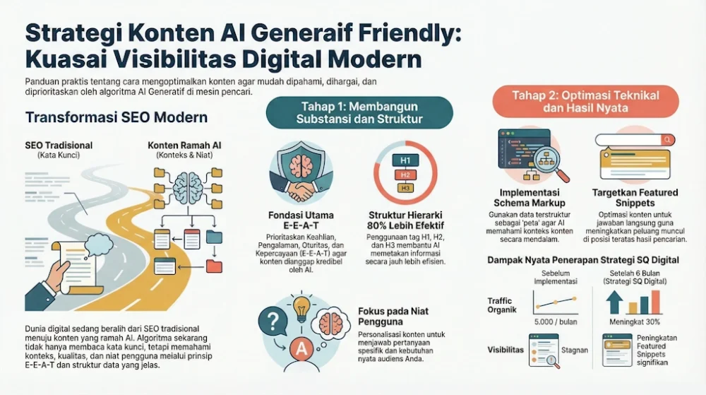 Strategi Konten AI Generatif Modern